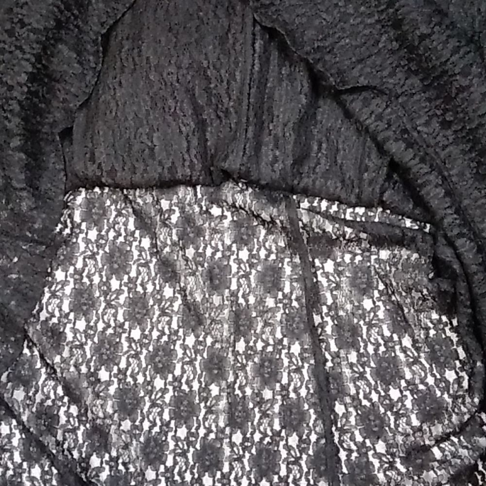 All That Jazz Made In California USA VTG Lace Corset Women Dress Size 13/14 - Picture 13 of 14